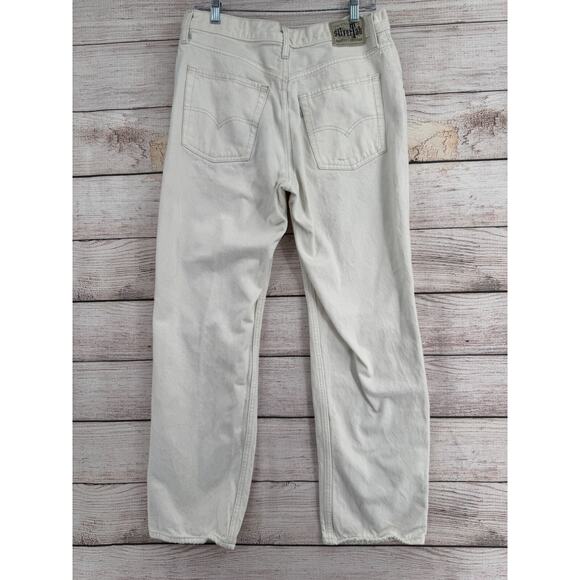 Levi's Silvertab '94 Baggy Distressed Jeans‎ Women's 31x31 White - Picture 2 of 13